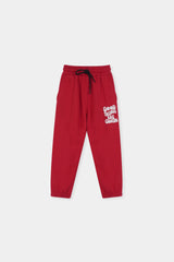 Good Things Are Coming Cozy Red Sweatshirt and Jogger Set Drop Shoulder
