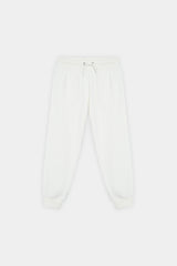 White Hoodie & Joggers Set – "PRJ:TRL Project: Trail Running" Graphic Tracksuit