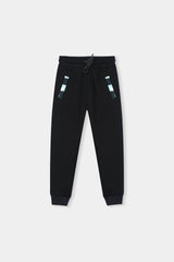 Boys Tie-Dye Checkerboard Zip Hoodie & Jogger Set – Black & Mint