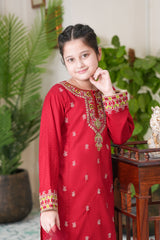 Self Designed and Embroidered Cotton Mid Season