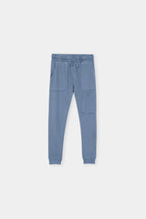 Retro Blue Future Tracksuit Set For Boys
