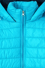 Kids Blue Puffer Jacket with Hood – Warm &amp; Lightweight Winter Wear