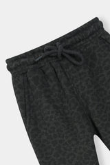 Boys Black Leopard Print Hoodie & Jogger Set