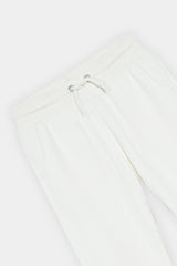 White Hoodie & Joggers Set – "PRJ:TRL Project: Trail Running" Graphic Tracksuit (unisex)