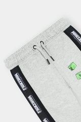 Minecraf Hoodie and Jogger Set – Vibrant Green and Gray Comfort Wear