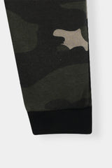 Boys Camouflage Hoodie and Jogger Set