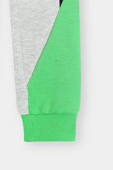 Minecraf Hoodie and Jogger Set – Vibrant Green and Gray Comfort Wear