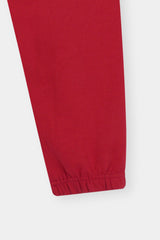 Good Things Are Coming Cozy Red Sweatshirt and Jogger Set Drop Shoulder