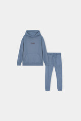 Retro Blue Future Tracksuit Set For Boys