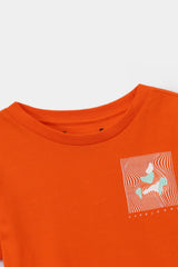 Kids Indigo Printed Soft Cotton T-Shirt