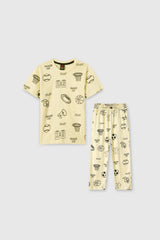 Sports Allover Printed Tracksuit