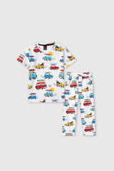 Allover Cars Printed Tracksuit