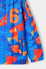 Colorful Hooded Boys’ Winter Puffer Jacket
