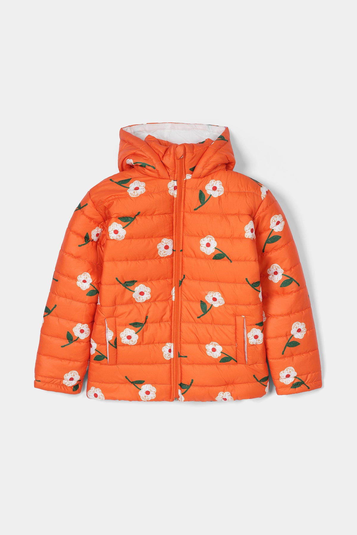 Girls Printed Hoodie Jacket