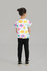 Short Body all over Print T Shirt