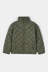 Olive Green Zipper Jacket