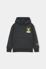 Black Pokémon Hoodie – Pikachu #0025 Graphic Pullover