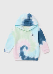 Kids Soft Cotton Tie&Dye Fleece Hoodie