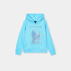 Kids Soft Cotton Printed Fleece Hoodie