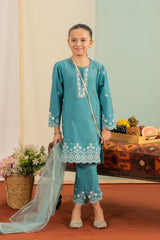 Aqua Lagoon -Khadar 3 Pcs suits