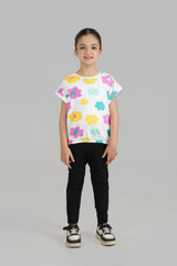 Short Body all over Print T Shirt