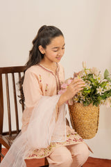 Peach Petal -Shamry 3 Pcs Suit