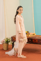 Peach Petal -Shamry 3 Pcs Suit
