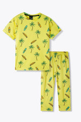 Unisex soft cotton all over printed Suit 2 piece