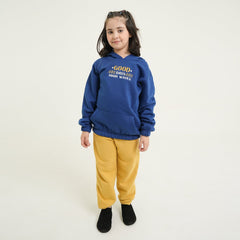 Kids Soft Cotton Graphic Fleece Tracksuit