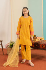 Sunshine Bell -Khadar 3 Pcs suit