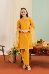 Sunshine Bell -Khadar 3 Pcs suit
