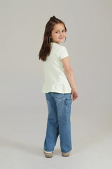 Girls Pure Cotton PIKACHU Printed Frock