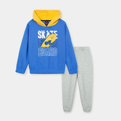 Kids Soft Cotton Graphic Fleece Tracksuit