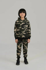Boys Camouflage Hoodie and Jogger Set