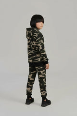 Boys Camouflage Hoodie and Jogger Set