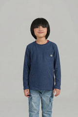 Navy Blue Long Sleeve T-Shirt