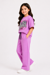 Pretty Girl Printed Co-Ord Set – pink