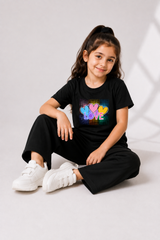 Girls’ LOVE Black Co-Ord Set