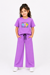 Girls’ LOVE Heart Lavender Co-Ord Set