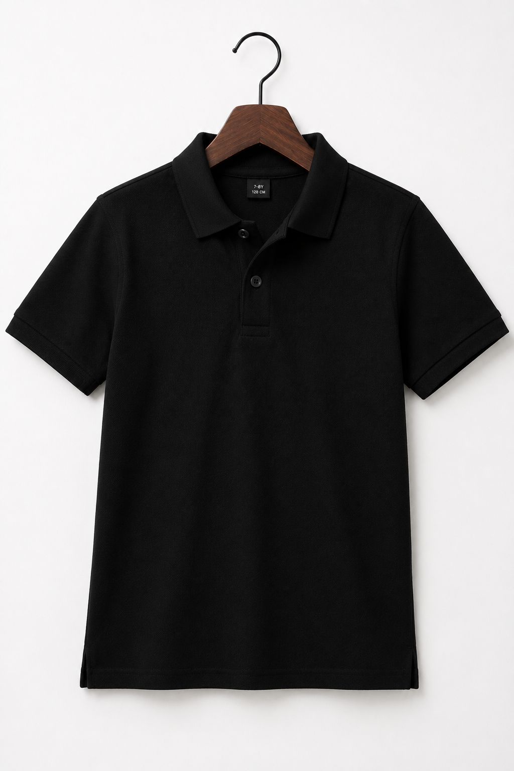Kids Classic Black Polo Shirt
