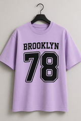 Brooklyn 78 Light Purple Graphic T-Shirt for Kids