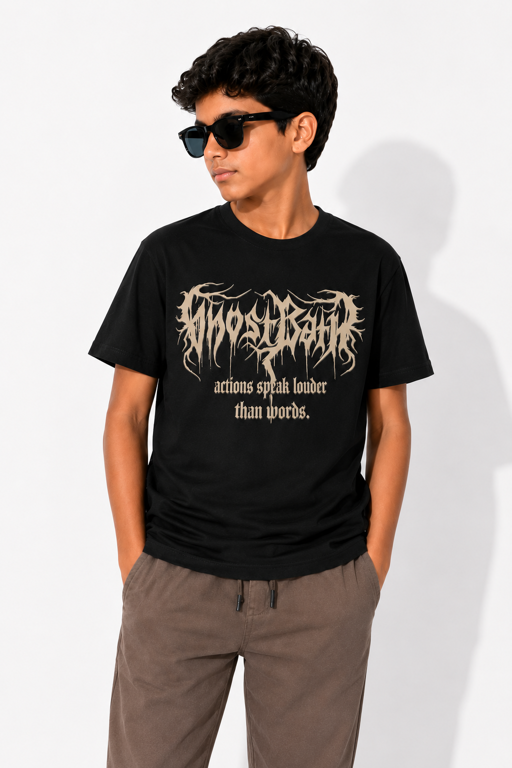 NoSpeak Graphic Tee – Black