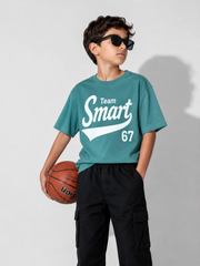 Team Smart 67 Kids Graphic T-Shirt – Teal