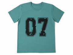 Kids 07 Graphic T-Shirt – Teal