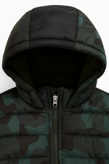 Kids’ Camouflage Puffer Jacket