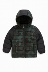Kids’ Camouflage Puffer Jacket