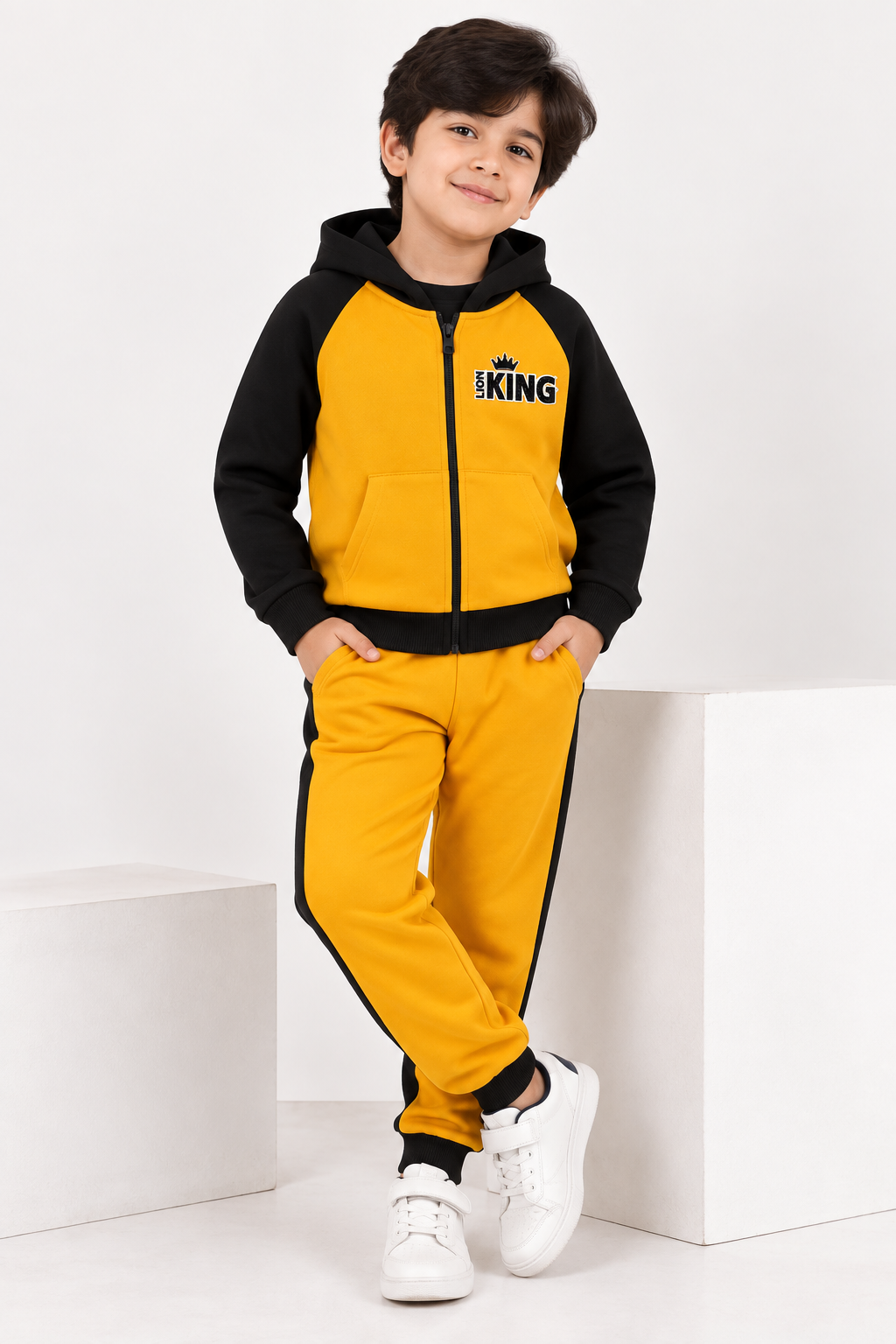Premium Boys’ KING Fleece Winter Co-Ord Set