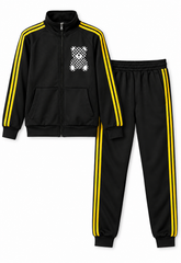 Black & Yellow Kids Tracksuit