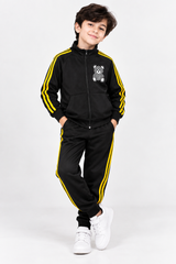 Black & Yellow Kids Tracksuit