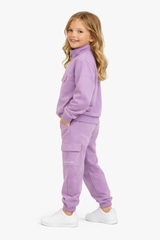 Cozy Lilac Tracksuit Set: Stylish Comfort for Everyday Wear